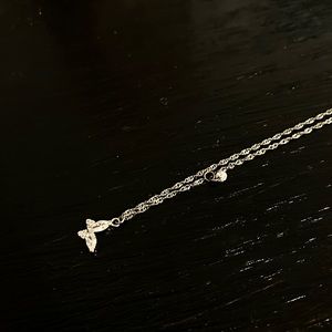 Diamond Butterfly Necklace
